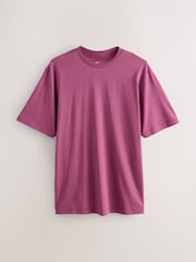 Pink Modal Cotton Lightweight T-Shirt - Image 5 of 7
