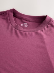 Pink Modal Cotton Lightweight T-Shirt - Image 6 of 7
