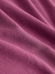 Pink Modal Cotton Lightweight T-Shirt - Image 7 of 7
