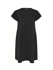 Evans Short Slub Seam 100% Cotton Dress - Image 5 of 5