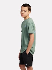 New Balance Green Kids Athletics T-Shirt - Image 5 of 9