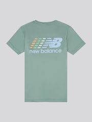 New Balance Green Kids Athletics T-Shirt - Image 7 of 9