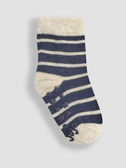 JoJo Maman Bébé Navy 3-Pack Socks - Image 4 of 4