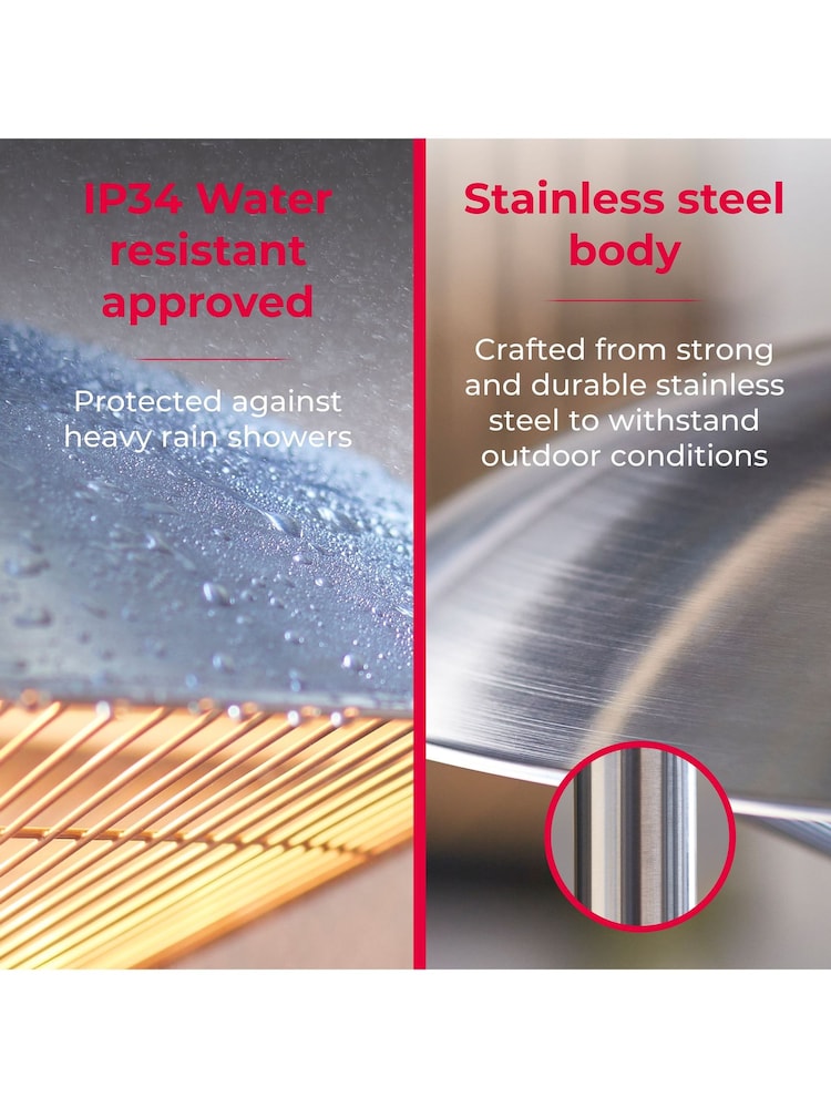 Tower Stainless Steel Free Standing Patio Heater - Image 6 of 6