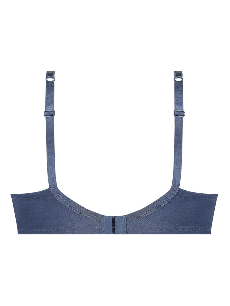Hunkemoller Blue Sophie Non-Padded Underwired Bra - Image 6 of 6