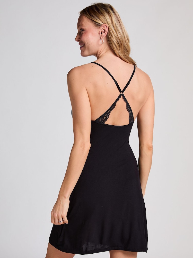 Hunkemöller Blue Jersey Slip Dress - Image 2 of 5