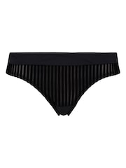 Hunkemoller Pia Brazilian Black Knickers - Image 4 of 5