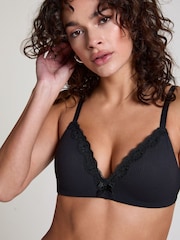 Hunkemoller Lola Padded Non-Wired Black Bra - Image 3 of 5
