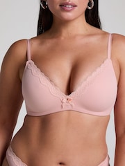 Hunkemoller Pink Lola Padded Non-Wired Bra - Image 3 of 5