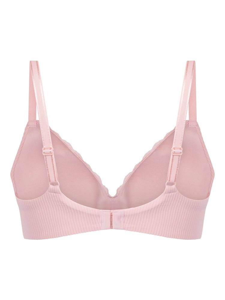 Hunkemoller Pink Lola Padded Non-Wired Bra - Image 5 of 5