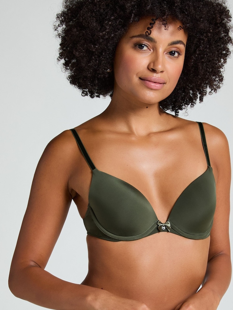Verde - Sujetador con aros y relleno con diseño escotado de Hunkemöller - Imagen 1 de 5