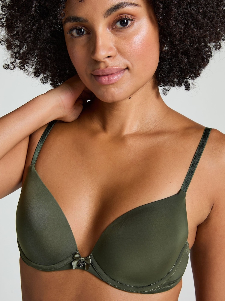 Verde - Sujetador con aros y relleno con diseño escotado de Hunkemöller - Imagen 2 de 5