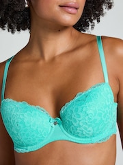 Blau - Hunkemöller Purple Marine Padded Underwired Bra - Bild 2 von 5