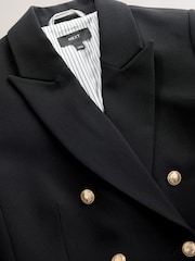 Black Military Double Breasted Blazer - Image 3 of 3