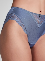 Hunkemoller Blue Sophie High Knickers - Image 3 of 5