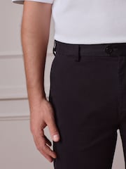 Svart - Rak passform - Ultimata Chino-byxor - Bild 5 av 9