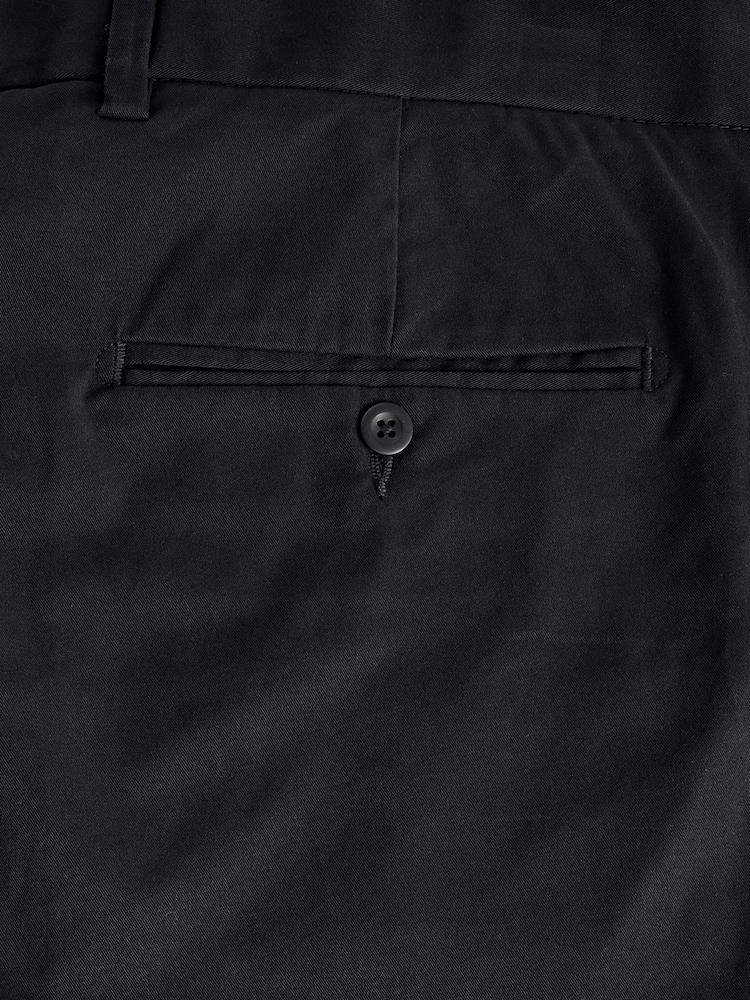 Svart - Rak passform - Ultimata Chino-byxor - Bild 9 av 9
