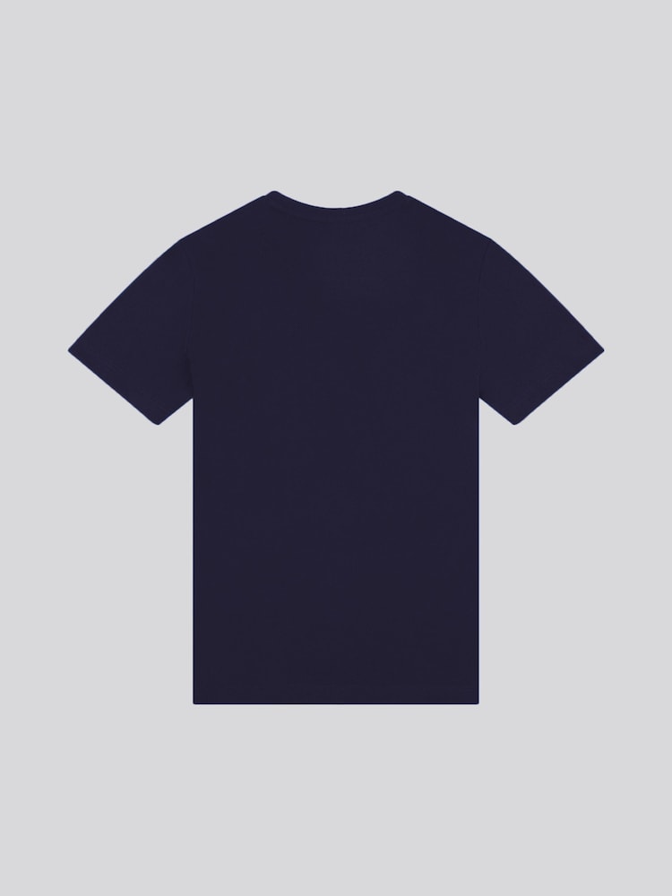 U.S. Polo Assn. Aqua Blue Boys Graphic Print 100% Cotton T-Shirt - Image 2 of 3