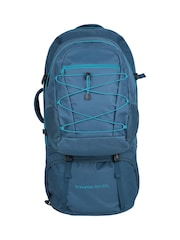 Mountain Warehouse Blue Traveller 60L 20L Backpack - Image 1 of 6