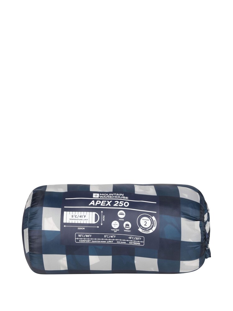 Buy Mountain Warehouse Blue Apex 250 Square Mid Season Sleeping
