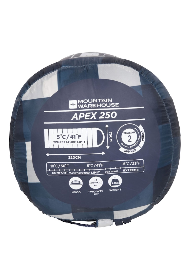 Saco de dormir Mountain Warehouse Apex 250 Square Mid Season - Imagem 6 de 6