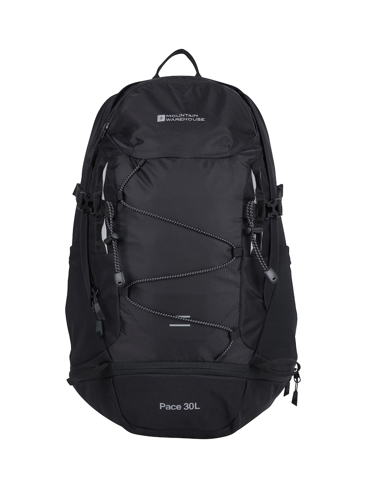 Mountain Warehouse Black Pace 30L Rucksack - Image 1 of 6