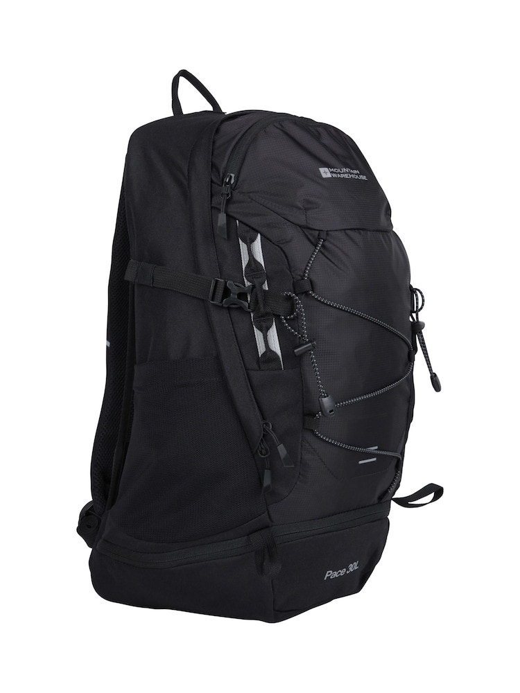 Mountain Warehouse Black Pace 30L Rucksack - Image 2 of 6
