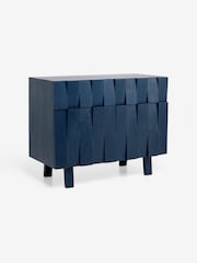 MADE.COM Blue Stained Mango Wood Ronan Small Sideboard - Image 4 of 5
