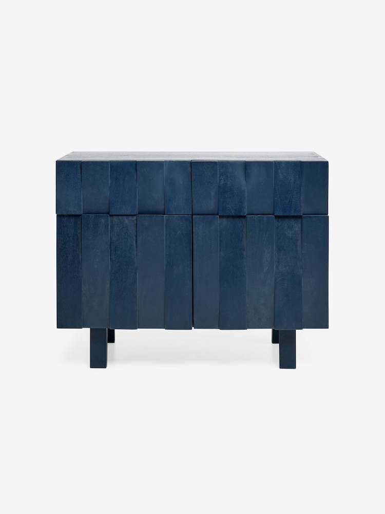 MADE.COM Blue Stained Mango Wood Ronan Small Sideboard - Image 5 of 5