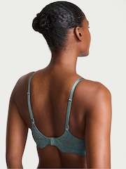 Victoria's Secret Arctic Green Lightly Lined Demi Lace Bra - Image 2 of 3