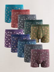 Woodland Animal 10 pack A-Front Boxers - Image 1 of 14