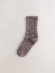 Animal Print Superhairy Cosy Socks 2 Pack - Image 3 of 5