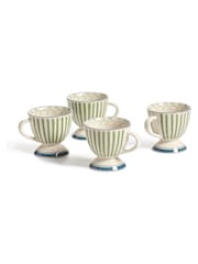 Oka Set of 4 Green Kintaro Mugs - Image 1 of 1