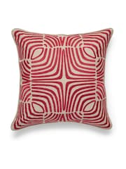 Oka Red Salvador Cushion Cover - Image 2 of 4