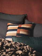 Oka Blue Triband Cushion Cover - Image 1 of 4