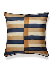 Oka Blue Triband Cushion Cover - Image 2 of 4