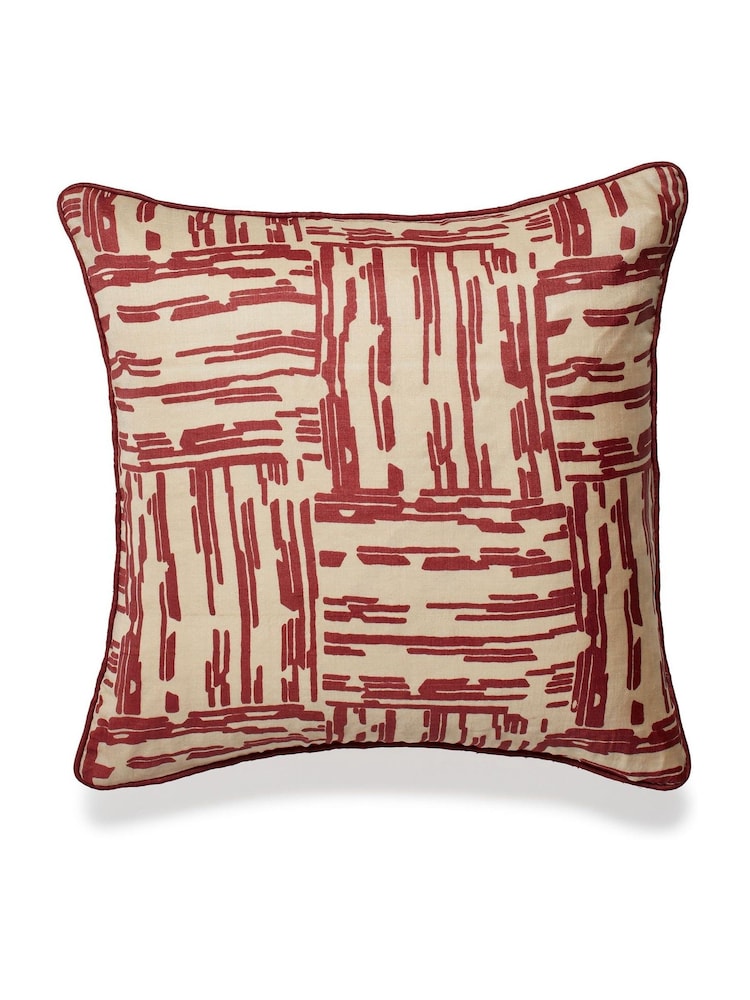 Oka Red Francis Cushion Cover - Image 2 of 4