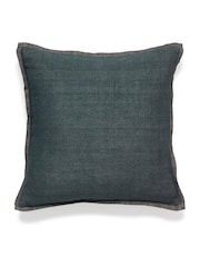 Oka Grey Archibald Cushion Cover - Image 2 of 3