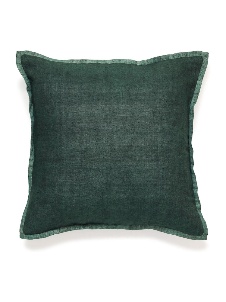 Oka Green Archibald Cushion Cover - Image 2 of 3