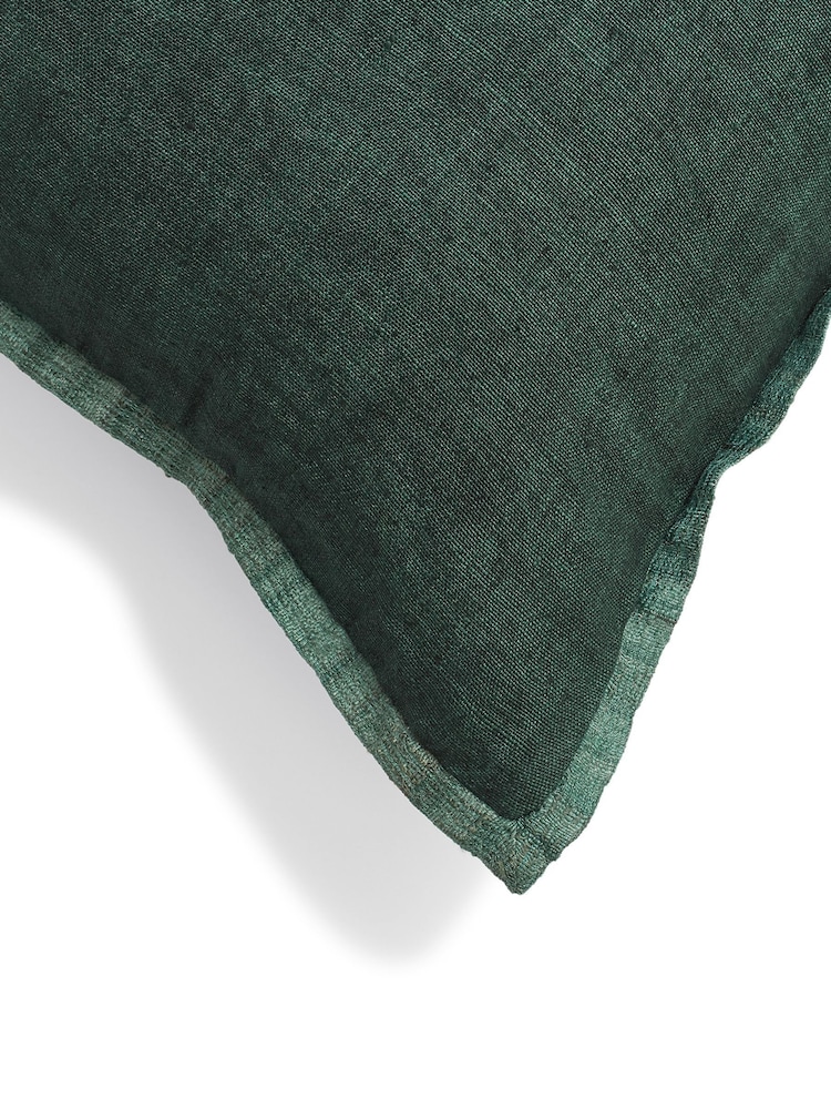 Oka Green Archibald Cushion Cover - Image 3 of 3