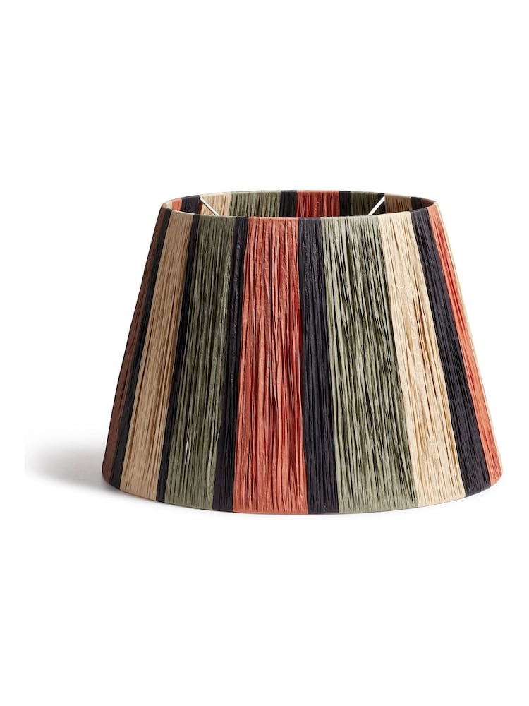 Oka Natural Bridget Lampshade 45cm - Image 2 of 3 Oka Natural Bridget Lampshade 45cm - Image 2 of 3