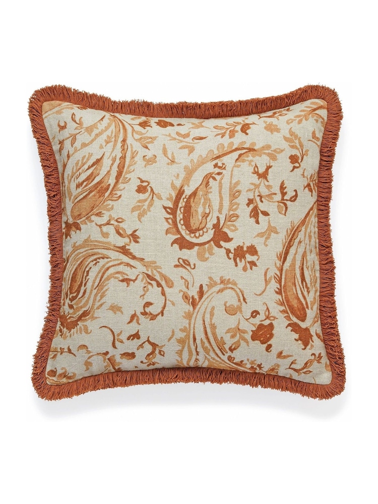 Oka Orange Wilde Cushion Cover - Image 2 of 4