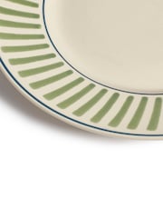 Oka Set of 4 Green Kintaro Dinner Plates - Image 4 of 4