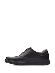 črna - širok kroj (H) - Usnjeni čevlji Clarks Un Abode Ease - Slika 2 iz 7