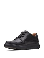črna - širok kroj (H) - Usnjeni čevlji Clarks Un Abode Ease - Slika 4 iz 7