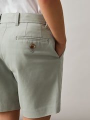 Pistacho - Pantalones cortos chinos con elástico Wicket de Reiss - Imagen 4 de 5