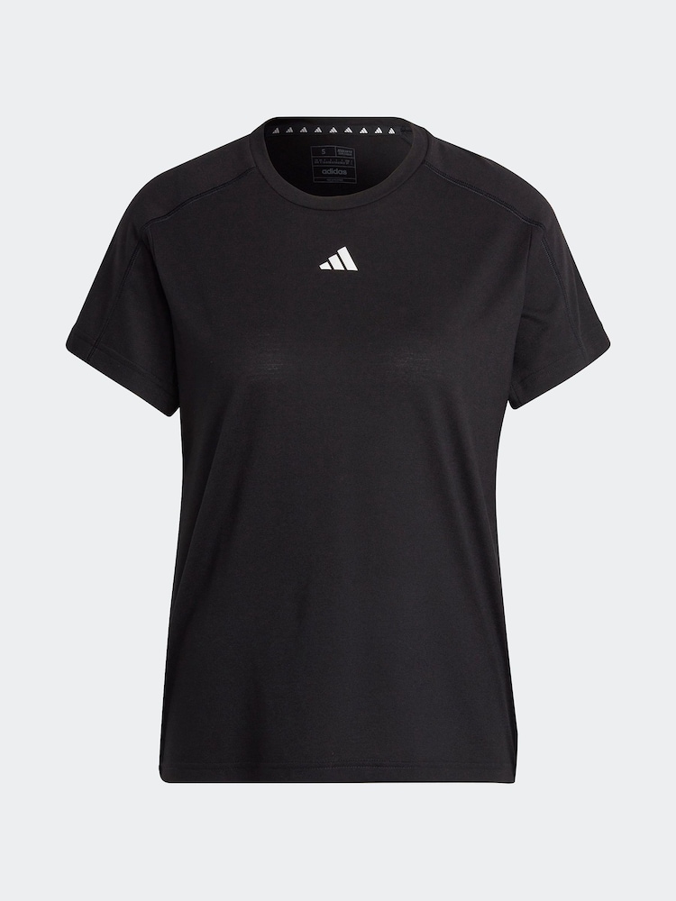 adidas Black Train Essentials Crew Neck T-Shirt - Image 1 of 1