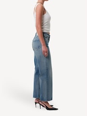 Citizens of Humanity Blue Lindz Low Rise Easy Straight in Bijou Jeans - Image 3 of 5