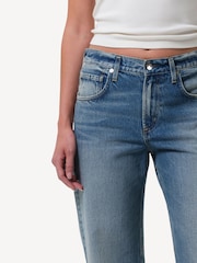 Citizens of Humanity Blue Lindz Low Rise Easy Straight in Bijou Jeans - Image 4 of 5