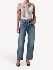 Citizens of Humanity Blue Lindz Low Rise Easy Straight in Bijou Jeans - Image 5 of 5